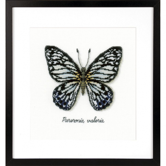Набор для вышивания VERVACO арт.PN-0165403 Голубая бабочка 16х15 см