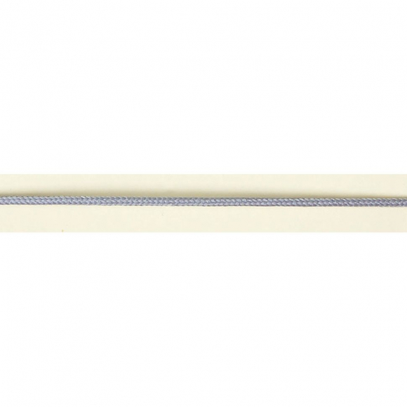 Шнур плетеный, 2 мм, цвет серый, цена за бобину 25 м