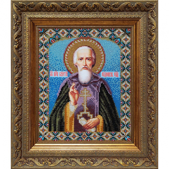 Набор для вышивания бисером GALLA COLLECTION арт.И 074 Сергий Радонежский 20х24 см