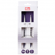 215808 PRYM Спицы круговые для вязания Ergonomics 6,0мм/80см, high-tech полимер