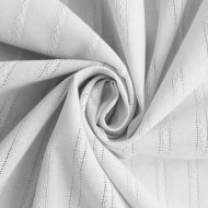 Ткань Батист мережка 90 г/м? 100% хлопок шир.145 см арт.Р.15445.01 цв.01 белый рул.25м