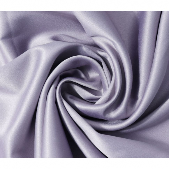 Ткань атлас Русский 255 г/м? 96% полиэстер, 4% спандекс шир.150 см арт.Р.11490.06 цв.06 сиреневый уп.25м