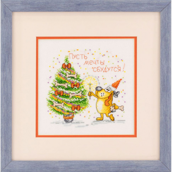 132707_Вышитая картина "Новогодние мечты"