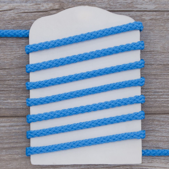 Шнур PEGA полиэстровый, цвет голубой, 6,0 мм