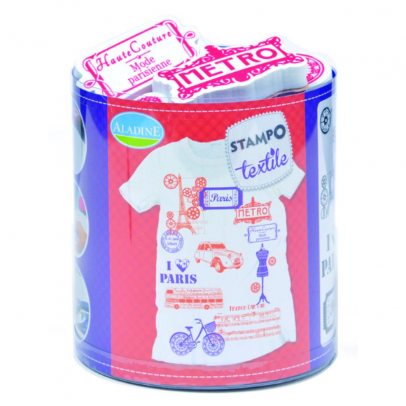 105931_Набор текстильных штампов "Париж"