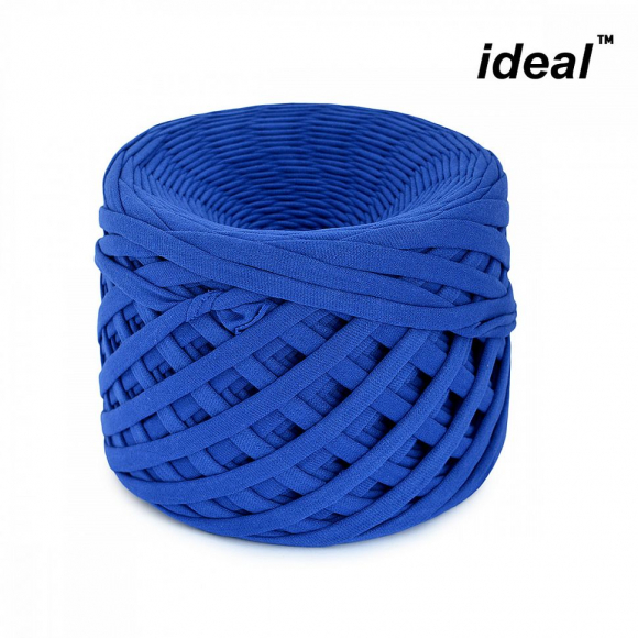Пряжа Ideal трикотажная 100м, 350-380 г, ширина 7-9мм цв. василек