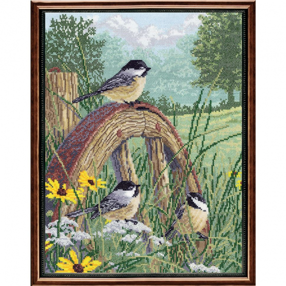 Набор для вышивания JANLYNN арт.008-0203 Просторы луга 28х35,5 см