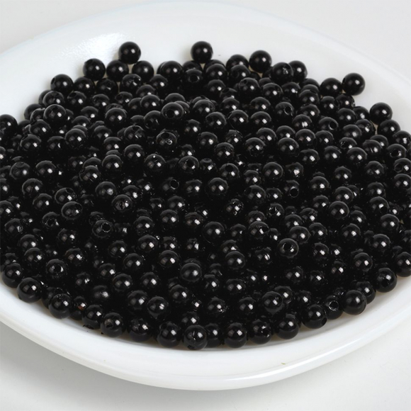 Бусины MAGIC 4 HOBBY круглые перламутр 4мм цв.002 черный уп.500г (15000шт) Бусины MAGIC 4 HOBBY круглые перламутр 4мм цв.002 черный уп.500г (15000шт)