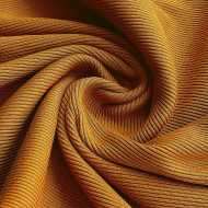 Кашкорсе трикотажное полотно 400г/м?  95%хб 5%эл  шир.60+60см арт.ШН-400955-16 цв.горчица пач.15-60м (1кг-2,10м)