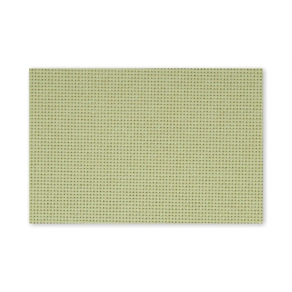 Канва Gamma K04 Aida №14 100% хлопок 150 x 100 см цв.оливковый