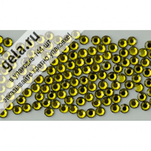 34749_Камни плоские с термоклеем 2028HF, ss 5, Olivine M