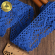 Тесьма вязаная KRUZHEVO 45мм TBY-5235 цв.37 синий уп.10м