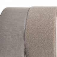 Лента липучка TBY пришивная кач.B шир.100мм цв.F310 серый уп.25м (пара)