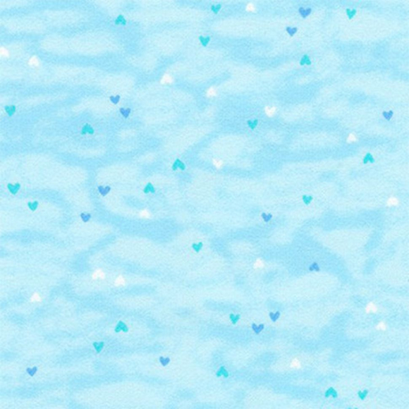 Ткань для пэчворка PEPPY Baby Bunting Flannel 146 г/м? 100% хлопок цв.SRKF-17010-4 BLUE уп.100х110 см