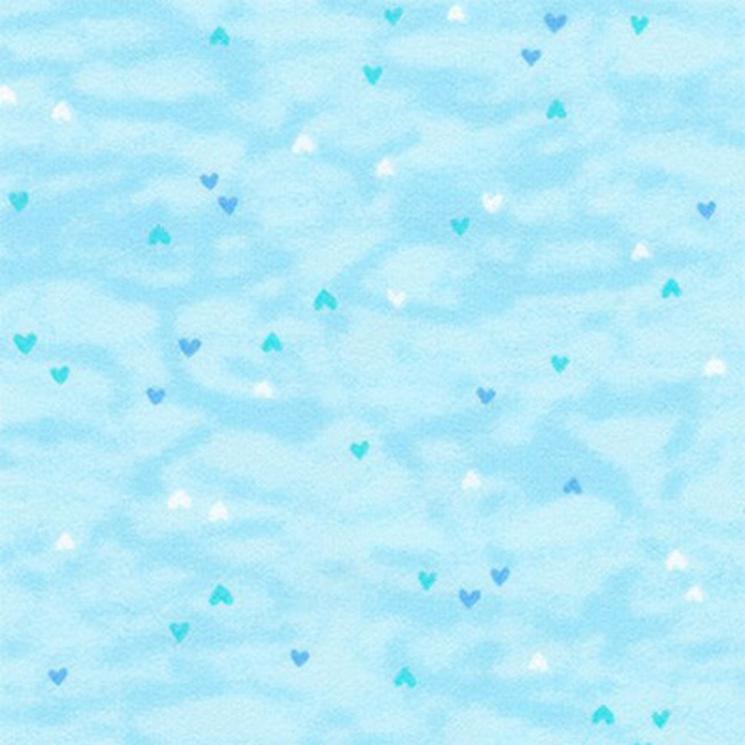 Ткань для пэчворка PEPPY Baby Bunting Flannel 146 г/м? 100% хлопок цв.SRKF-17010-4 BLUE уп.100х110 см