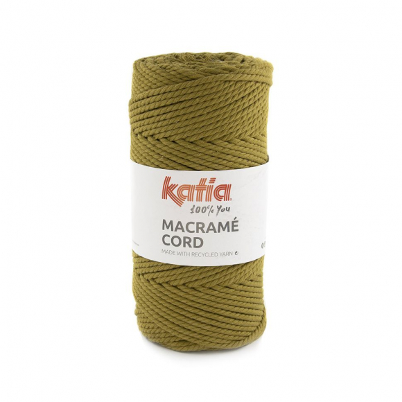 187084_Пряжа Macrame Cord, 65% хлопок, 25% полиэстер, 10% прочие волокна, 500 г, 100 м