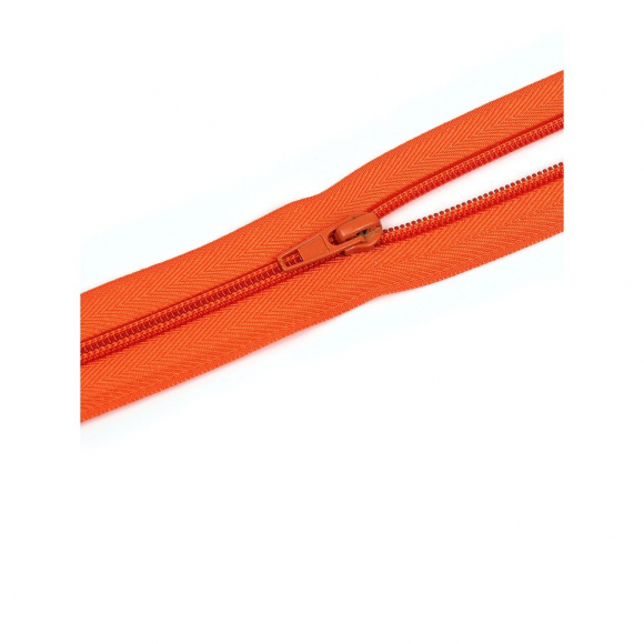 Молния MaxZipper пласт. спираль №5-N 60см цв.F157 оранжевый уп.10шт