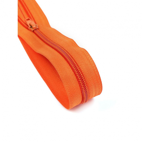 Молния MaxZipper пласт. спираль №5-N 60см цв.F157 оранжевый уп.10шт