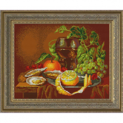 Рисунок на ткани (Бисер) КОНЁК арт. 9654 Голландский натюрморт 29х39 см