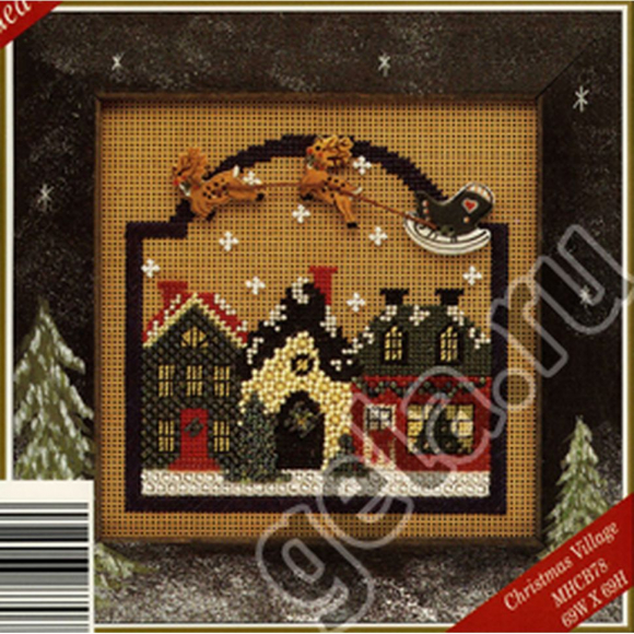37932_Набор для вышивания "Рождественская деревенька"