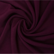 Ткань Штапель 130 г/м? 100% вискоза шир.145 см арт.Р.21265.25 цв.25 бордовый уп.25м