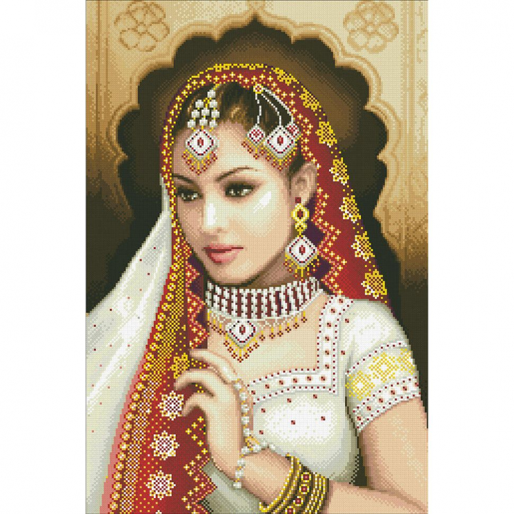 Набор Паутинка для изготовления картины со стразами арт.М106 Грация Востока 40х60 см