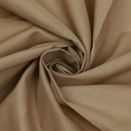 Ткань Батист 72 г/м? 100% хлопок шир.150 см арт.TBY.Bt.48 цв.т.бежевый уп.1м