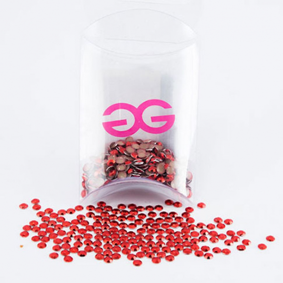 Термоклеевые украшения для декора "Rhinestuds Red", 1упак. (720шт)