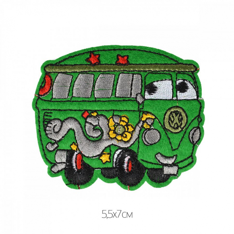 Термоаппликации арт.TBY.2226 Автобус 5,5х7см, уп.10 шт.