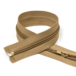Молния MaxZipper пласт. спираль №5-N 50см цв.F296 т.бежевый уп.10шт