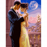 Картины по номерам с холстом на подрамнике ФРЕЯ арт.PNB.R2 №21 Свидание под луной 40х30 см Картины по номерам с холстом на подрамнике ФРЕЯ арт.PNB.R2 №21 Свидание под луной 40х30 см