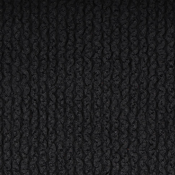 Ткань трикот. Бифлекс жатка арт.TBY-JB-08 490г/м? 92% ПЭ 8% спандекс шир.80см цв.8 черный уп.3м