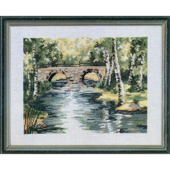 Набор для вышивания OEHLENSCHLAGER арт.84854 Мост 28х35 см