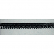 99182_Мерсеризованное хлопковое кружево, 20 мм, цвет черный