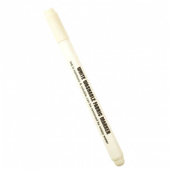 148707_Маркер для темной ткани смывающийся водой, цвет белый