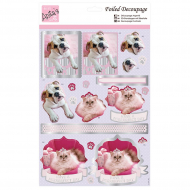 101037_Бумага с высечкой "Пушистые принцессы"