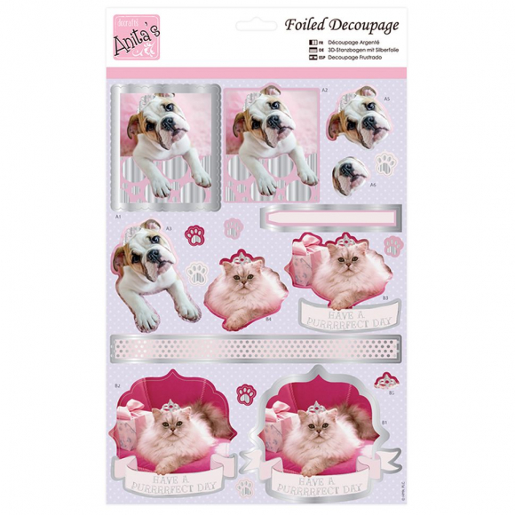 101037_Бумага с высечкой "Пушистые принцессы" 101037_Бумага с высечкой "Пушистые принцессы"