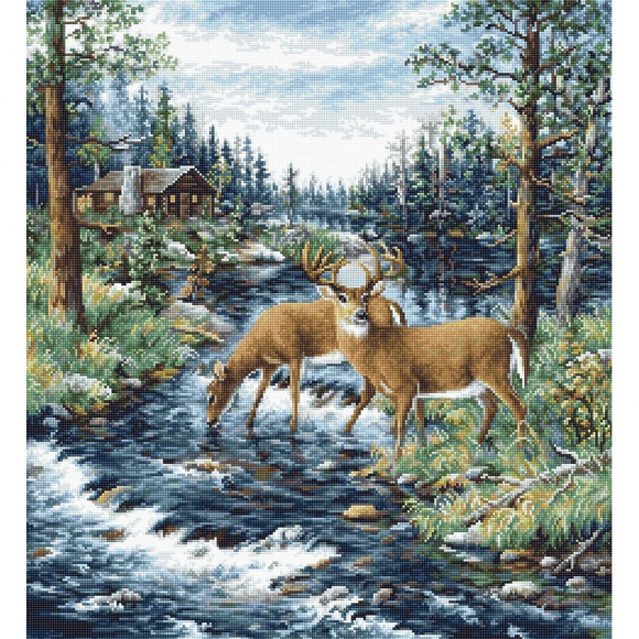 Набор для вышивания LUCA-S арт. B606 Тихое утро 24х26,5 см