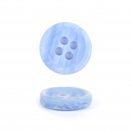 Пуговицы пластик CN 2732 цв.05 голубой 16L-10мм, 4 прокола, 72 шт