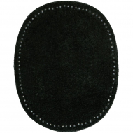 104306_Заплатки пришивные искусственная кожа, цвет черный