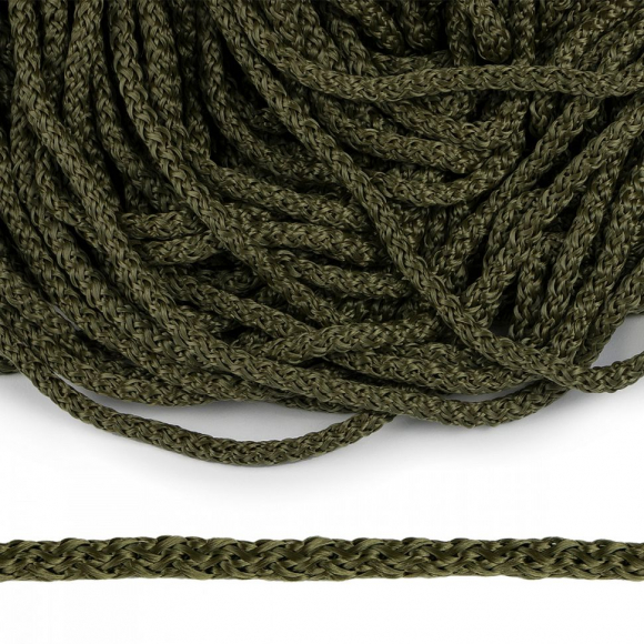 Шнур полипропилен пп6 для люверсов пикколо 6мм цв.хаки уп.100м Шнур полипропилен пп6 для люверсов пикколо 6мм цв.хаки уп.100м