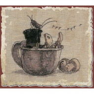 Набор для вышивания NIMUE арт.62-M008 K Le Chapeau Ivre (На шляпе) 12,5х10,5 см