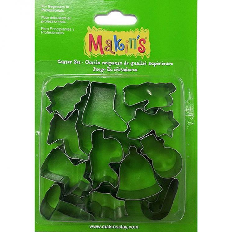 Makins Набор каттеров Рождество, 12 шт. арт.37051