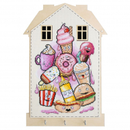 Набор для вышивания МАРЬЯ ИСКУСНИЦА арт.22.002.06 Ключница Вкусняшки 19х28 см