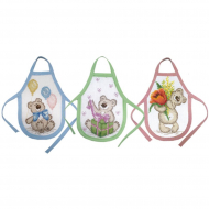 Набор для вышивания МАРЬЯ ИСКУСНИЦА арт.12.001.03 Фартучки на бутылки С праздником! 12х17 см