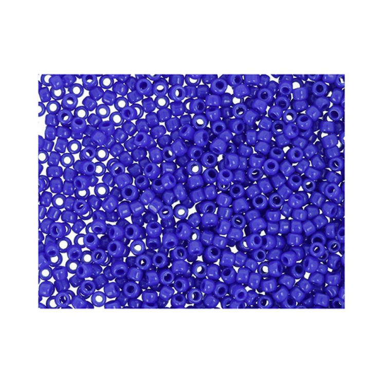 Бисер Япония "TOHO" 15/0  круглый 1  1.5 мм 5 х 5 г №0048 яр.синий
