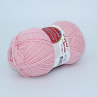 Пряжа для вязания ТРО Подмосковная (50% шерсть, 50% акрил) 10х100г/250м цв.0020 розовый