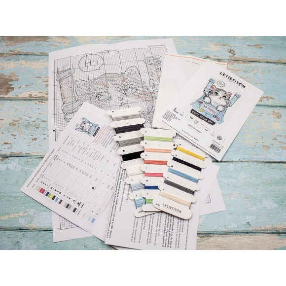 Набор для вышивания LETI арт. L8042 Будь счастлив 10х15 см Набор для вышивания LETI арт. L8042 Будь счастлив 10х15 см