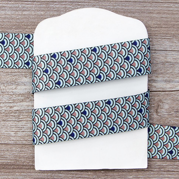 Тесьма ременная декоративная, 30 мм, цвет ментоловый, 10 м