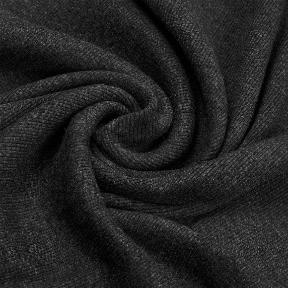 Ткань трикотаж Кашкорсе с лайкрой 220г опененд 60+60см антрацит уп.3м Ткань трикотаж Кашкорсе с лайкрой 220г опененд 60+60см антрацит уп.3м